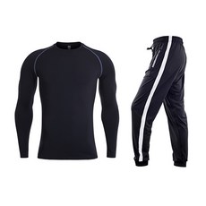 NAYA STYLE 男款運動長袖上衣+運動褲 2件組 M2SET-158-4