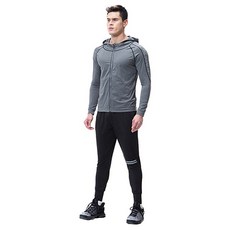 나야스타일 남성 헬스복 후드집업 + 트레이닝바지 2종 세트 M2SET-109