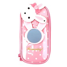 momo FRIENDS Laura Alley 鏡子鉛筆盒 MA0860, Pink(粉紅色), 1個