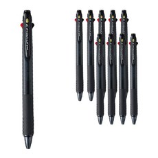 JETSTREAM 3 色圓珠筆 SXE3-400-38 0.38mm, 深黑色, 10片