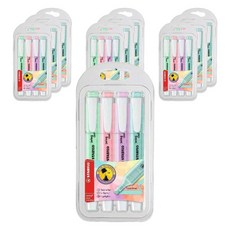 STABILO 思筆樂 Swing Cool Pastel 熒光筆 4 色套組, 113、116、129、155, 10組