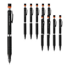 ZEBRA DelGuard LX MA86 高級自動鉛筆 黑色, 0.5mm, 10個