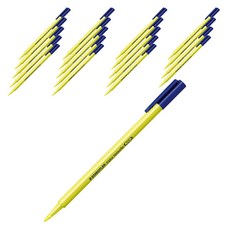STAEDTLER Triplus Text Surfer 362系列3角螢光筆, 黃色, 20個