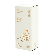 희희락락 당당 참깨 조청 캬라멜, 3.5g, 20개
