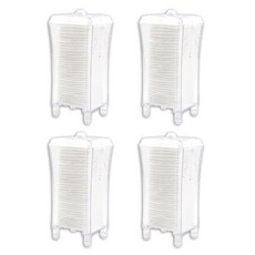 CHILSUNG Crystal化妝棉盒, 透明, 4盒