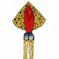 創作風箏放風箏傳統遊戲 黃色 YN SY75608, 1套