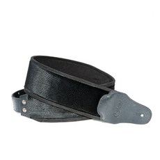 Righton 天鵝絨吉他背帶, 黑色的