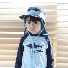 조이멀티 남아용 바닷속 상어 플랩캡