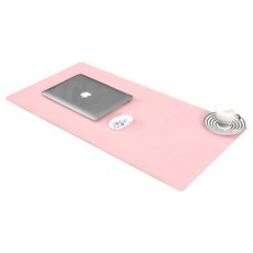 Todia Tabi 加寬書桌鍵盤滑鼠墊 80 x 40 cm, 粉紅色, 1個