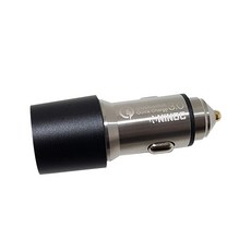 니녹 차량용 듀얼 퀵 차지 3.0 고속 충전기, 메탈블랙, NQC-1