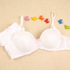 Chaton 孩童簡約鋼圈內衣+內褲組 K1049