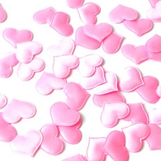 PARTYSHOW 活動愛心花瓣人造花 50入, 粉紅色