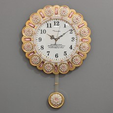 키다리시계 저소음 들국화 추시계 G, 혼합 색상