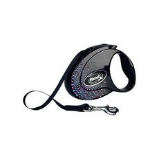 플렉시 글램 스플래쉬 미스틱 테이프형 반려동물 자동줄, 블랙, 1개