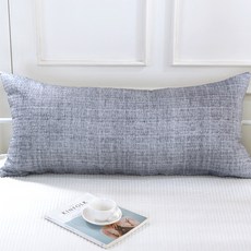 gBEDDING 泡泡紗長形靠墊, 藍色