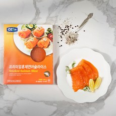 OZEN 프레시 프리미엄 훈제연어슬라이스, 200g, 1개