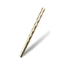 Mini Tine 迷你玉石竹子造型金屬筆, 金色, 1個