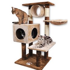 Secret Cat Tower 聖母院貓跳臺 ST-435, 混合顏色, 1個