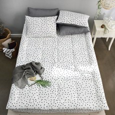 I'm Living 泡泡紗印花床墊, 糖點