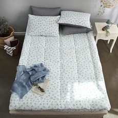 I'm Living 泡泡紗印花床墊, 城市花園