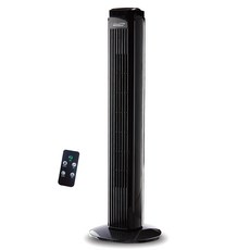 윈드피아 퓨어블랙 타워팬 리모컨형, WINDPIA-S12T, 1개