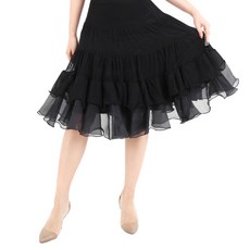 Valley批發網網狀4格肚皮舞裙 肚皮舞服 LDS3100, 黑色的