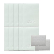 walgadaks 幸福明信片+信封袋 10入+圓形貼紙 銀色 12入, 天空, 1套