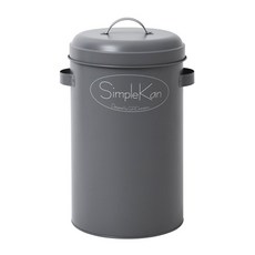 지알디컴퍼니 심플캔 종량제 휴지통, 그레이