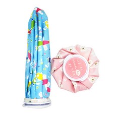 ETN 圖案冰袋 大款 兔子粉色 + 飛機藍色, 1套