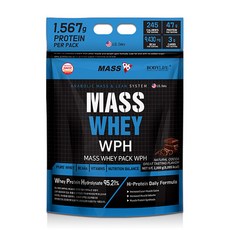 MASS96 乳清 WPH 補充巧克力味, 2000g, 1包
