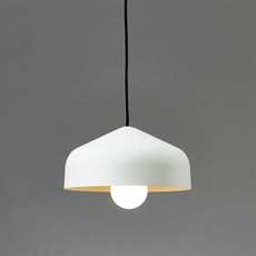 晨星屋吊燈 1燈 小型 LUJN-010, 白色的