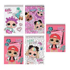 L.O.L Surprise 綜合線圈筆記本, 隨機發貨, 5件