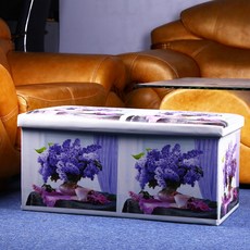 이지웜 라벤더 수납의자 76 x 38 x 38 cm, A-4
