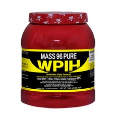MASS96 純WPIH蛋白質補充蛋白質巧克力味, 1kg, 1罐
