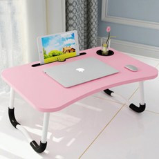 GREATLIFE 便攜式折疊杯架懶人桌, 粉色的