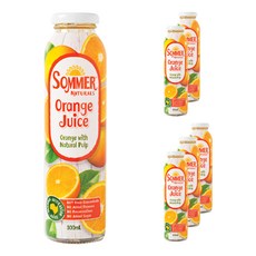 SOMMER NATURALS 柳橙汁, 300ml, 6個
