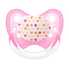 Dentistar 安撫奶嘴, 第1階段(0~6個月), 愛心圓點款, 1個