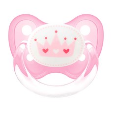 Dentistar 安撫奶嘴, 第2階段(6~14個月), 粉色皇冠款, 1個