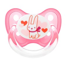 Dentistar 安撫奶嘴, 第2階段(6~14個月), 粉色兔子款, 1個