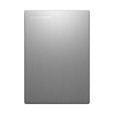 TOSHIBA 東芝 CANVIO SLIM 3外接硬碟, 1TB, 銀