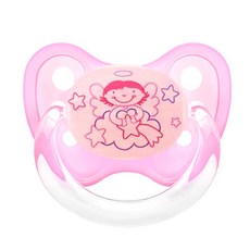 Dentistar 安撫奶嘴, 第1階段(0~6個月), 夜光天使款, 1個