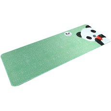 토디아 버라이어티 카툰 키보드 마우스 장패드 600 x 350 x 4 mm, 팬더그린, 1개