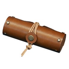 Blanchet Nine 高級皮革印章盒, 棕色