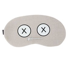 Easy Warm拉鍊式涼感眼罩 米色, 1件, 1個