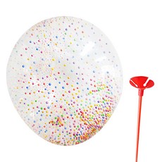 WOW PARTY KOREA 魔力泡沫氣球 30cm+握柄 隨機出貨, 混色, 10組