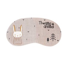 Easy Warm森林動物冰涼眼罩 兔子, 1件, 1個