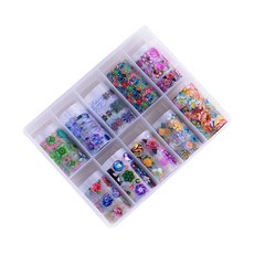 퍼니네일 메탈필름 네일스티커 10종세트, 04, 1개