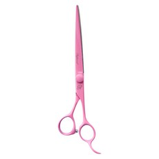 리케이 반려동물 블런트 칼라 민가위 B-6070 20cm, 핑크, 1개