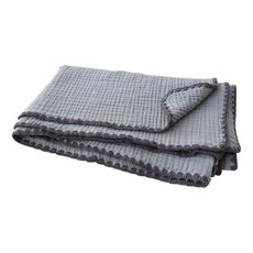 Hello mini me 3層棉紗毯, 灰色