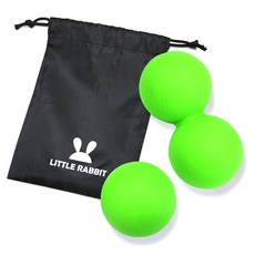 리틀래빗 TEP 골든 마사지볼 싱글볼 + 듀얼볼 + 파우치, 마사지볼(그린), 1세트